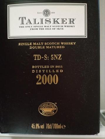 Talisker Distillers Edition 2000, Ophalen of Verzenden, Zo goed als nieuw