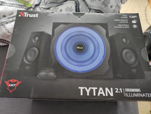 TK: Trust Titan 2.1 Speakerset, Computers en Software, Pc speakers, Nieuw, Audiokanaal 2.1, Ophalen of Verzenden