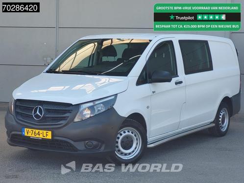 Mercedes Vito 111 Dubbel Cabine L2H1 Trekhaak Navi Airco Par, Auto's, Bestelwagens en Lichte vracht, Bedrijf, Te koop, Achteruitrijcamera