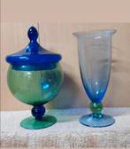 Bonboneire en vaas mondgeblazen zie foto 2 NIEUW, Enlèvement