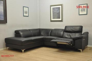 Divers salons en vrai cuir en stock. Grand choix beschikbaar voor biedingen