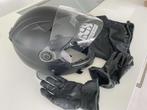 IXS helm maat M + lederen handschoenen, Motoren, Overige merken, Dames, Tweedehands, Integraalhelm