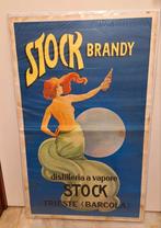 Belle Affiche Stock Brandy, Utilisé, Enlèvement ou Envoi, Panneau publicitaire