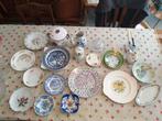 Collection d'assiettes et de bols anciens, Maison & Meubles, Cuisine | Vaisselle, Assiettes(s), Comme neuf, Enlèvement, Autres matériaux