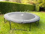 Salta premium Black trampoline 396cm met safety net, Comme neuf, Enlèvement