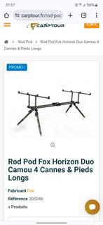 A vendre Rod pod fox neuf neuf jamais servi facture plus gar, Sports nautiques & Bateaux, Comme neuf, Enlèvement ou Envoi