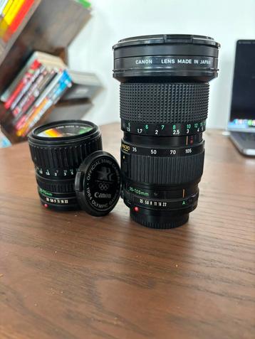 Canon FDn zoomlenzen beschikbaar voor biedingen