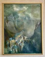 peinture SCHMIT, Mars (1931-1990) 1987 - huile ‘Luxembourg’, Ophalen of Verzenden