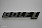 Aluminium "Golf L" embleem Swallowtail 1974 1975 1976, Auto-onderdelen, Gebruikt, Volkswagen, Ophalen of Verzenden, Volkswagen