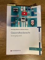 Gezondheidsrecht toegepast, Boeken, Ophalen, Gelezen, Hogeschool, Valentina Staelens; Dominique Minten