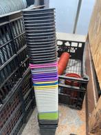 vierkante kweekpotjes bloempotten 7 x 6 cm, Enlèvement ou Envoi, Moins de 25 cm, Synthétique, Intérieur