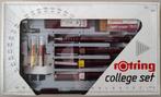 Rotring - college set - compleet, Hobby en Vrije tijd, Tekenen, Verzenden, Zo goed als nieuw, Potlood of Stift