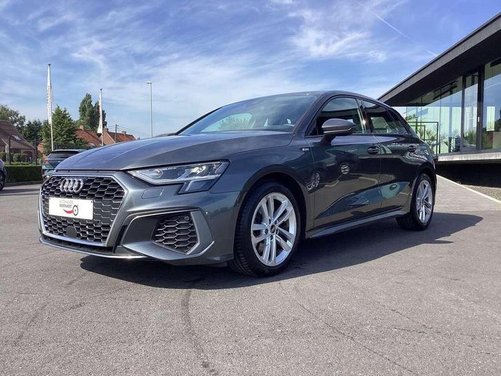 Audi A3 30TFSI S-line/1stEig/63000km/Cam/Carplay/Cruise, Auto's, Audi, Bedrijf, A3, ABS, Airbags, Airconditioning, Alarm, Android Auto