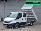 Iveco Daily 35C14 Open Laadbak Dubbel Cabine Dubbellucht 3,5, Auto's, Bestelwagens en Lichte vracht, Stof, Gebruikt, Euro 6, Iveco