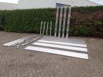 Marchetta Hangstelling, dakwerkerstelling, hangsteiger, Ophalen, Gebruikt, Gevelsteiger