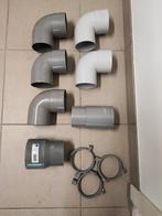 PVC HULPSTUKKEN diameter 80mm, Ophalen of Verzenden, Nieuw, PVC, Bochten