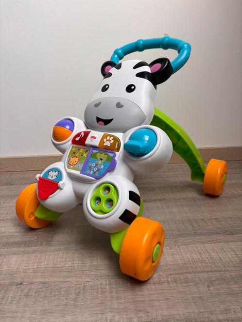 Fisher-Price Mon Trotteur Zèbre Parlant, Kinderen en Baby's, Speelgoed | Fisher-Price, Zo goed als nieuw, Ophalen