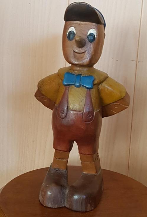 Grote houten Pinokkio ( dateert van de jaren 1950 / 1960 .), Antiek en Kunst, Curiosa en Brocante, Ophalen of Verzenden