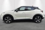 Nissan Juke 1.0 DIG-T 114 DCT Tekna Leder, Auto's, Nissan, Stof, Regensensor, Wit, 5 zetels