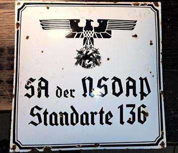 Emaille bord  NSDAP  '40/45
