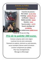 Pellet PROMO 340€ la palette rien payer avant livraison, Jardin & Terrasse, Bois de chauffage, 6 m³ ou plus, Envoi, Autres essences de bois
