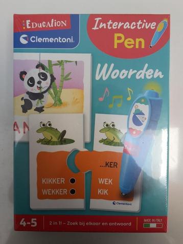 Nieuw spel Woorden - Interactive Pen, Clementoni, Education beschikbaar voor biedingen