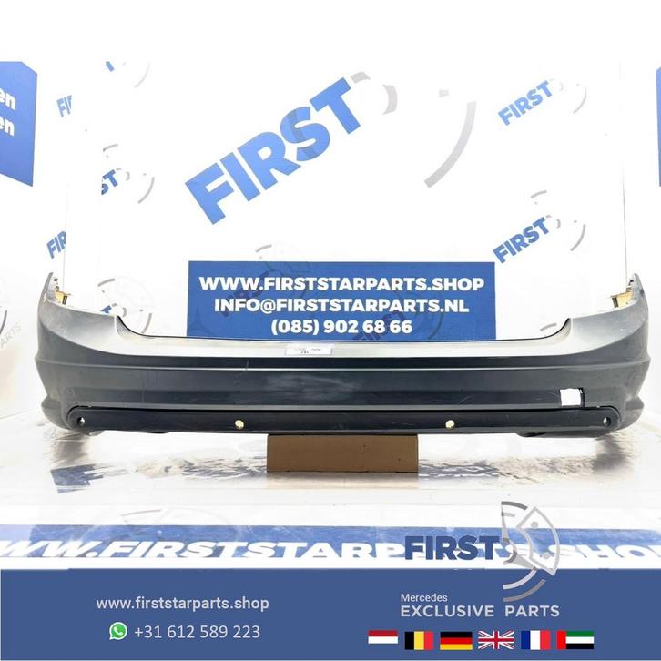 S204 AMG ACHTERBUMPER + DIFFUSER Mercedes C Klasse W204 ESTA, Auto-onderdelen, Carrosserie, Bumper, Mercedes-Benz, Achter, Gereviseerd