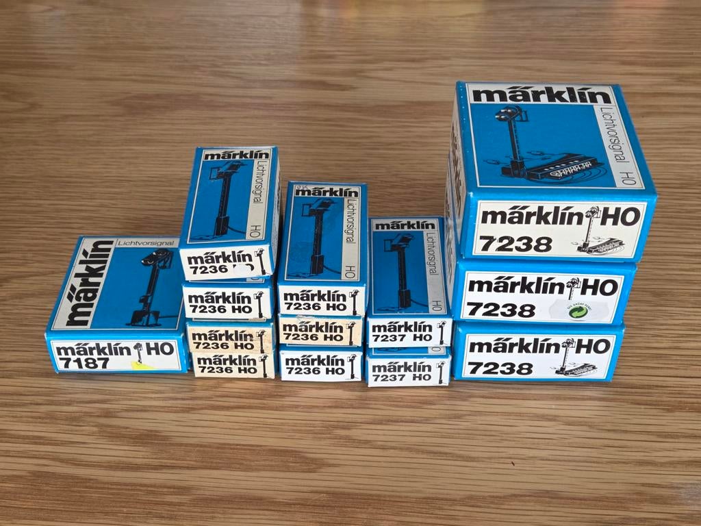 Marklin H0 7187/7236/7237/7238, Wisselstroom, Nieuw, Rails, Ophalen of Verzenden