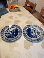 2 Boch La Louviere schotels delfts blauw van 35 cm, Antiek en Kunst, Antiek | Keramiek en Aardewerk, Ophalen