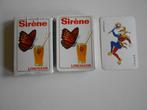 Spel speelkaarten Sirène limonade , brouwerij Stella Artois, Collections, Carte(s) à jouer, Enlèvement ou Envoi