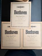 Piano partirure BEETHOVEN Sonate Opus 10 nr 1-2-3, Enlèvement ou Envoi, Artiste ou Compositeur, Comme neuf, Classique