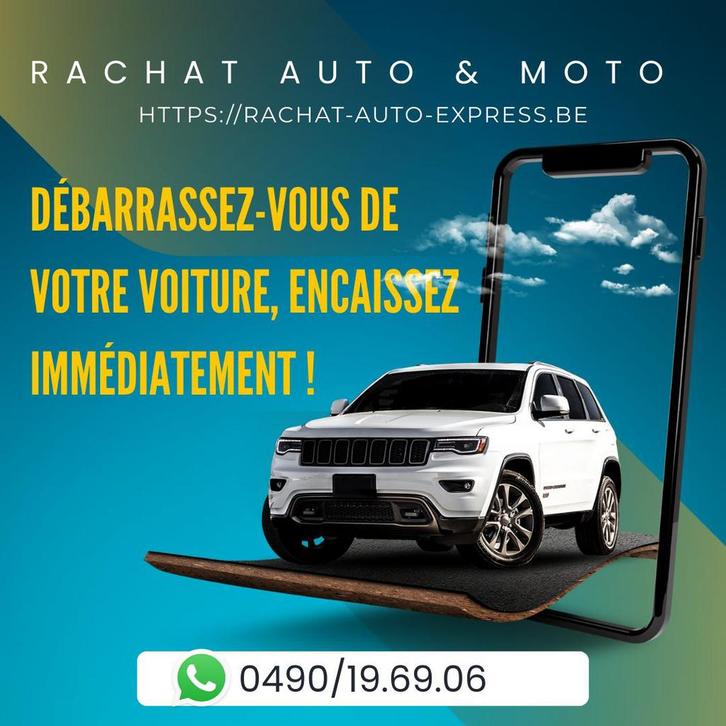 Rachat voiture N:1 en belgique, Autos : Divers, Modes d'emploi & Notices d'utilisation, Enlèvement ou Envoi