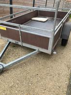 Remork enkelas, Auto diversen, Aanhangers en Bagagewagens, Ophalen, Zo goed als nieuw