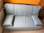 BZ-bed/ lichtblauwe fauteuil/200 Zipflex-matras van 160 cm, Huis en Inrichting, Slaapkamer | Slaapbanken, Ophalen, Blauw, Tweepersoons