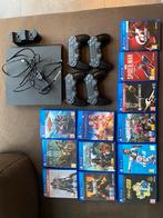 PS4 Pro met 4 controllers en 12 games, Ophalen of Verzenden, Pro