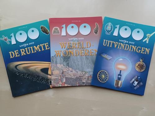 100 Weetjes over Uitvindingen * Wereldwonderen * De Ruimte, Boeken, Kinderboeken | Jeugd | onder 10 jaar, Zo goed als nieuw, Non-fictie