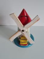 Art deco houten spaarpot - molen, Ophalen of Verzenden