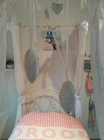 Fantastisch, metalen prinsessenhemelbed. 195 x 90 CM., Kinderen en Baby's, Ophalen, Gebruikt, Matras