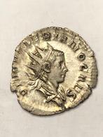 Munt zilver Romeinse Rijk Valerian II Antoninianus 256-258, Postzegels en Munten, Ophalen of Verzenden, Overige landen, Losse munt