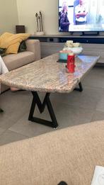 Zeer mooie granieten salontafel, Huis en Inrichting, Tafels | Salontafels, Ophalen, Overige materialen, Minder dan 50 cm, Gebruikt
