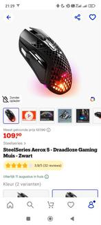 Steelseries Aerox 5 muis, Computers en Software, Muizen, Ophalen of Verzenden, Zo goed als nieuw, Muis