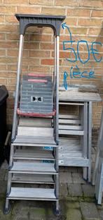 Lot escabeaux altrex double decker 4 marches/5 marches, Enlèvement, Utilisé, Échelle, 2 à 4 mètres
