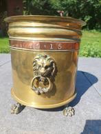 Pot obus lion - coq art des tranchées WW1 de 26 cm de haut,, Collections, Enlèvement, Armée de terre, Objet d'art