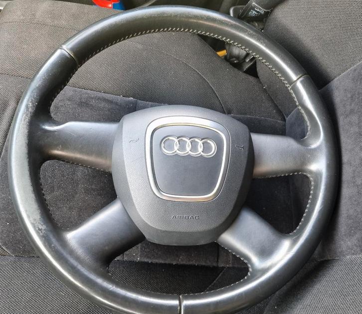Audi stuurwiel + airbag, Auto-onderdelen, Besturing, Audi, Gebruikt, Ophalen of Verzenden
