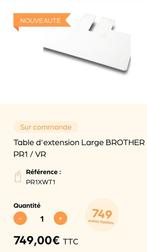 Brother PR1XWT New!!   table d'extension large, Hobby & Loisirs créatifs, Enlèvement ou Envoi, Neuf