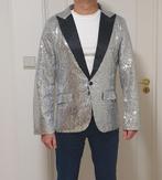 Veste de costume à paillettes argentées disco - Medium, Hobby & Loisirs créatifs, Costume, Enlèvement ou Envoi, Neuf