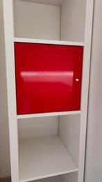 Kallax Ikea DEUR met inzet. Rood glanslak perfecte staat!, Enlèvement ou Envoi, Comme neuf, Moins de 50 cm, Moins de 100 cm