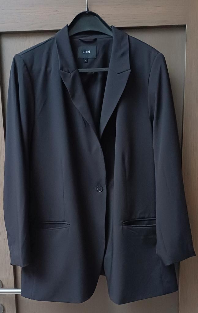 Zwart broekpak dames 48/50 -Zizzi, Kleding | Dames, Grote Maten, Zo goed als nieuw, Zwart, Ophalen of Verzenden