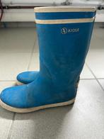 Regenlaarzen maat 35 jongen of meisje blauw merk aigle, Kinderen en Baby's, Gebruikt, Jongen of Meisje, Aigle, Ophalen of Verzenden