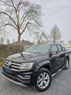 VOLKSWAGEN AMAROK 4MOTION HIGHLINE/NAVI-CAMERA-CRUIS/PDC, Auto's, Volkswagen, Zwart, Leder, Bedrijf, 5 deurs